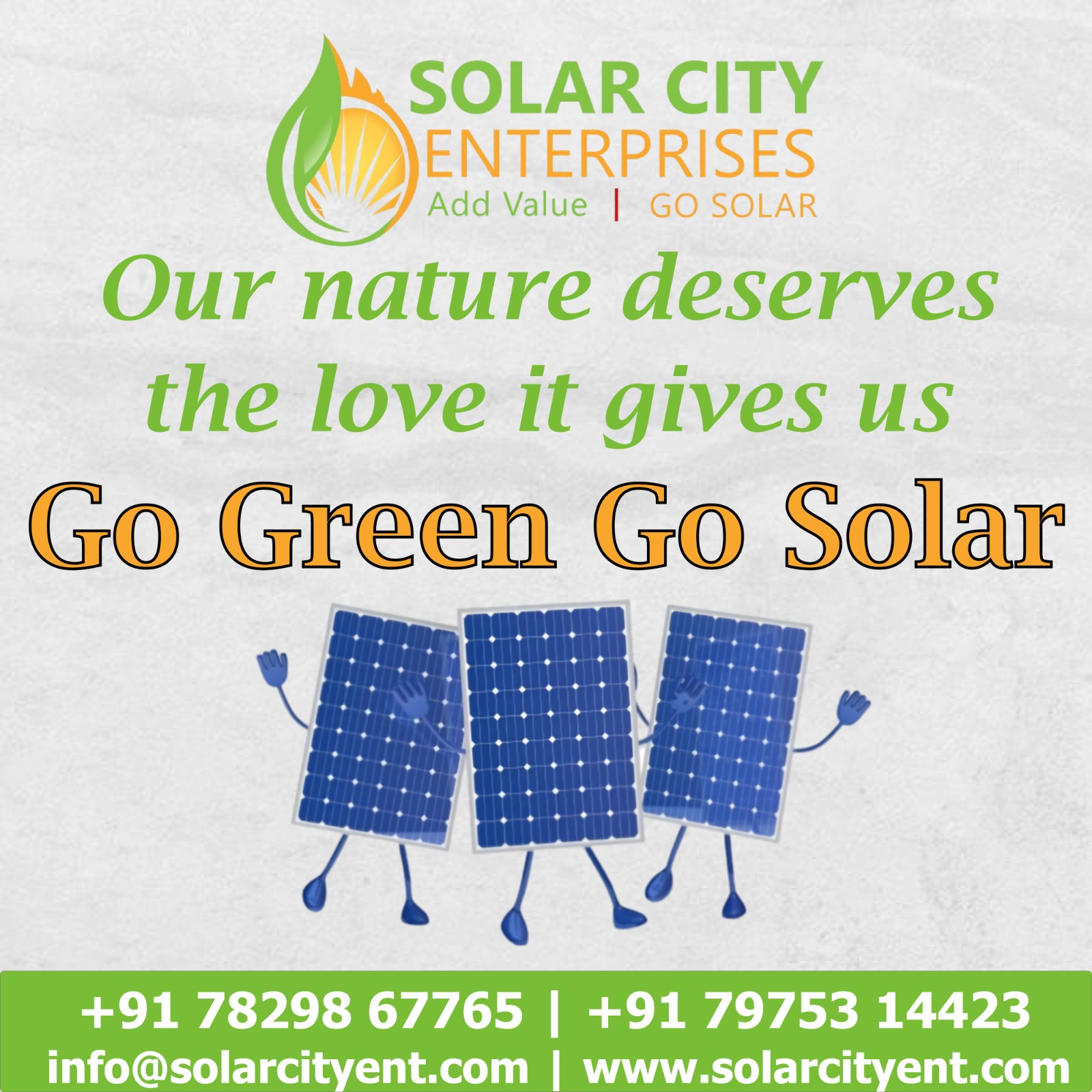  Go Green, Go Solar