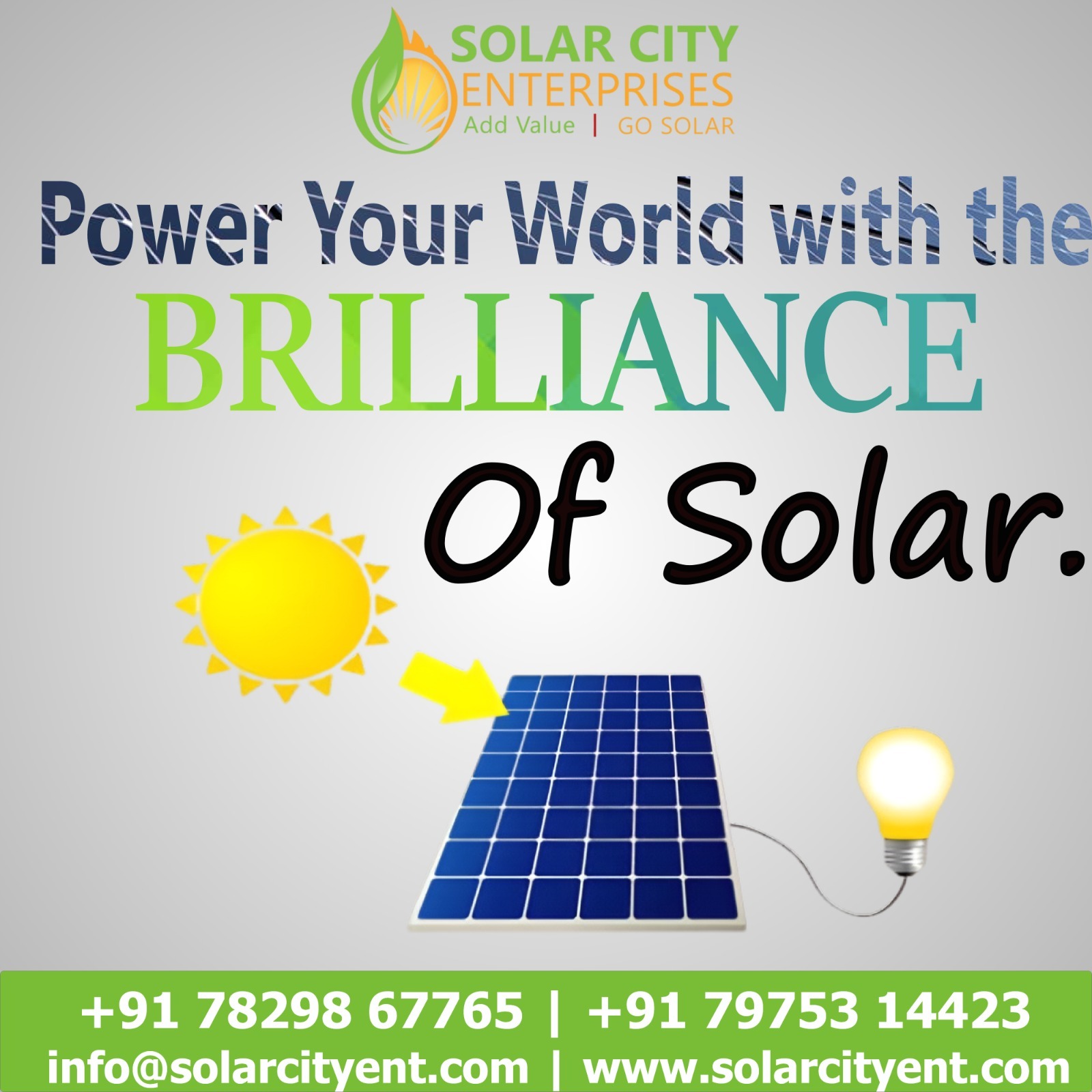 SOLAR CITY ENTERPRISES – Add Value, Go Solar